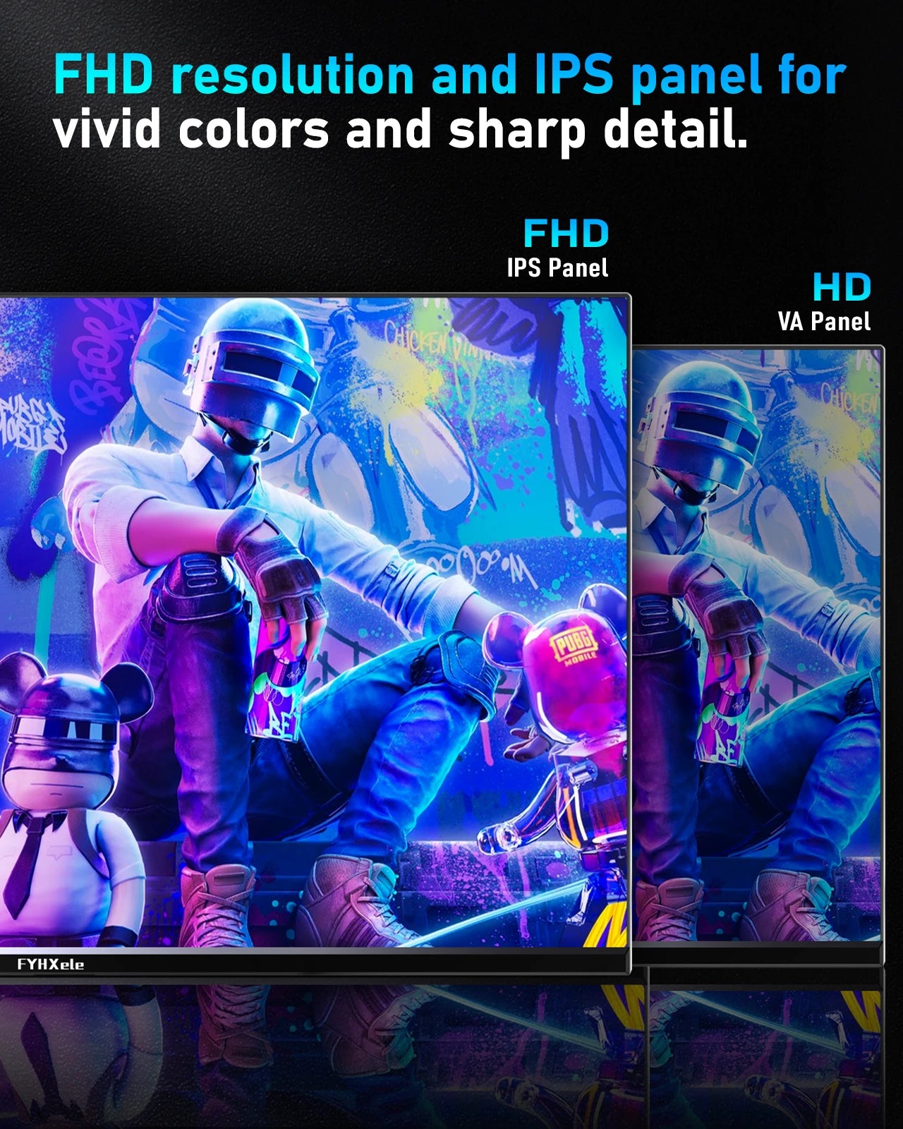 FYHXele 24" 180Hz Gaming Monitor