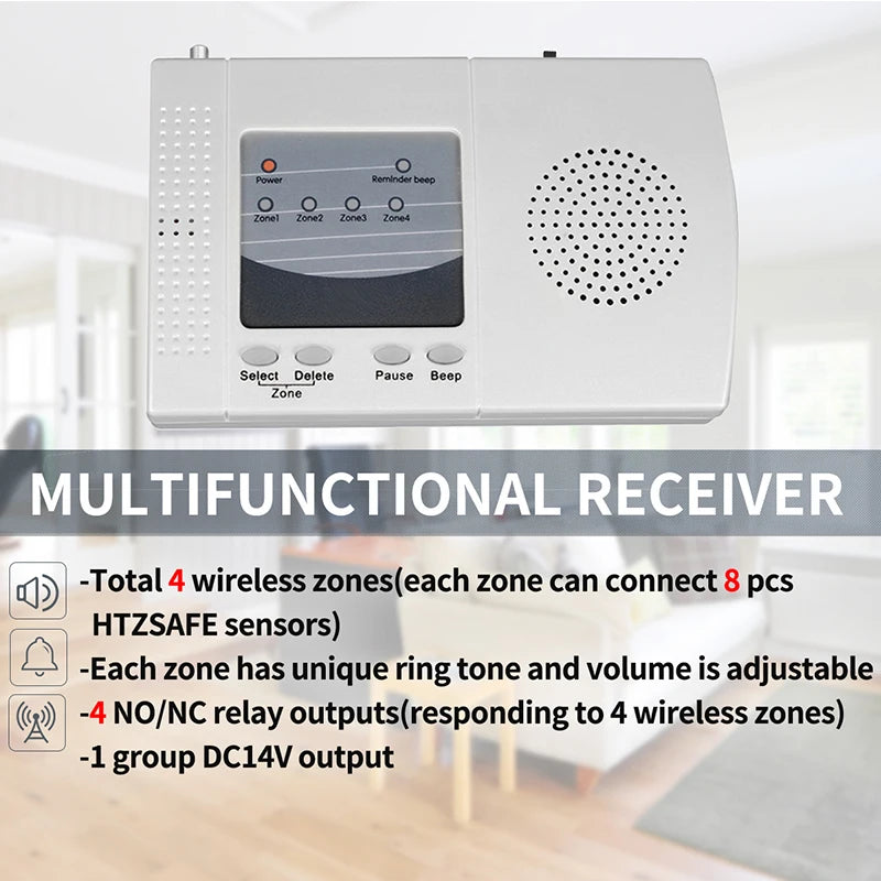 HTZSAFE Solar Driveway Alarm System