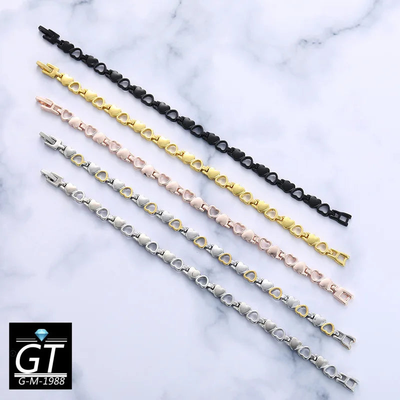 Magnetic Slimming Bracelet – Heart Link Design