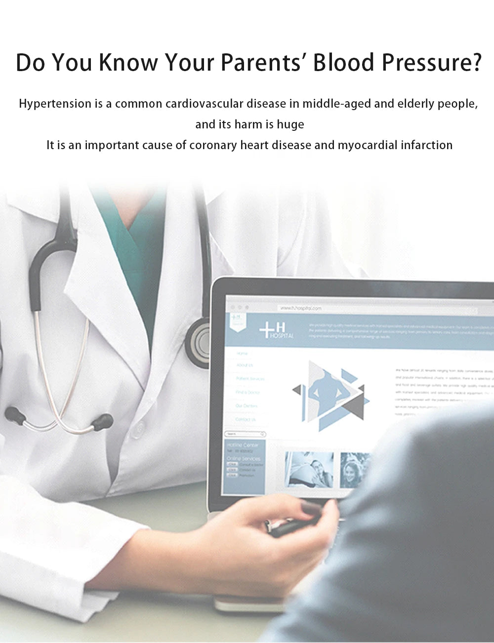 AICARE Digital Upper Arm Blood Pressure Monitor