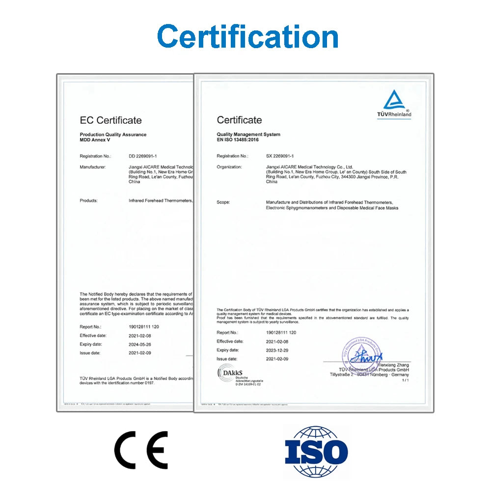 AICARE Digital Upper Arm Blood Pressure Monitor