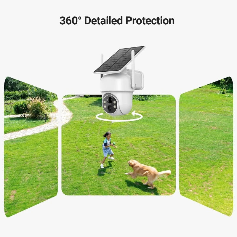 Wireless Outdoor Security Camera Kit – 4 Cameras, Solar Powered