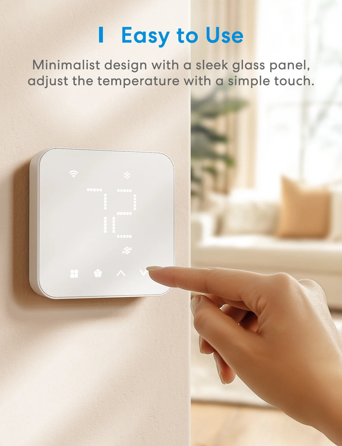 Meross Matter Smart US Wi-Fi Thermostat