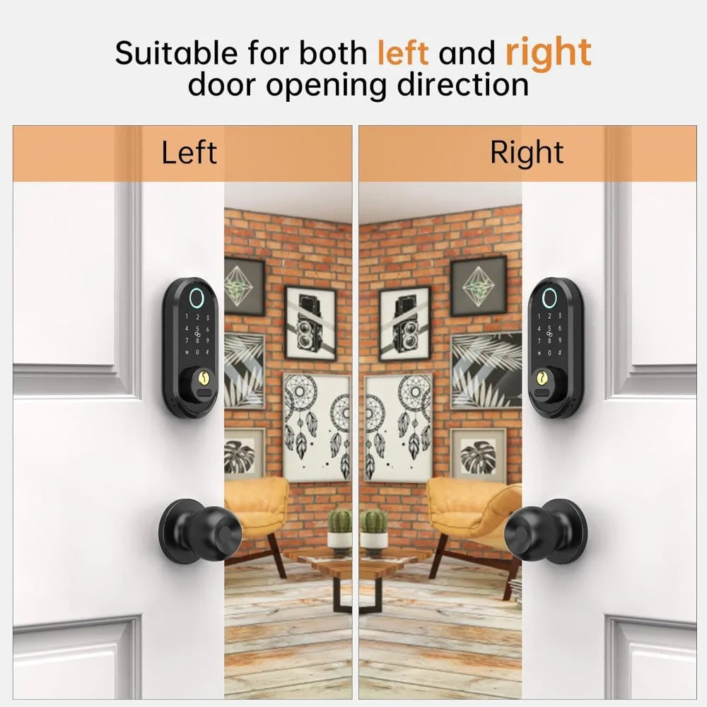 Smartlock Keyless Entry Door Lock with Handle & Keypad