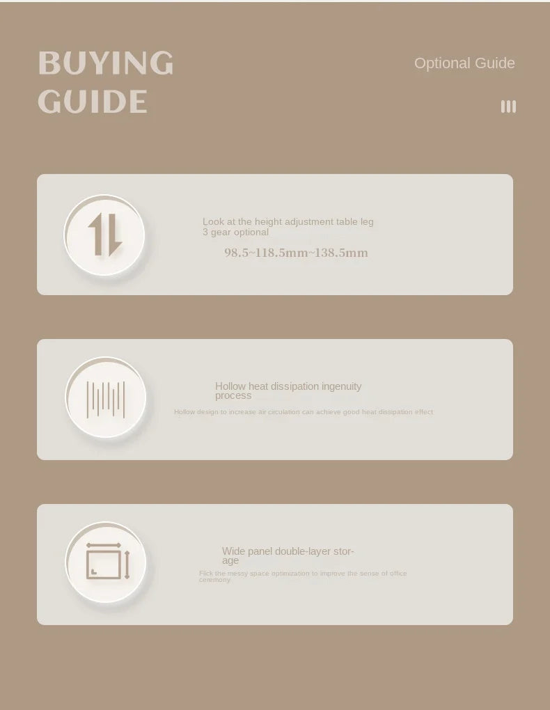 Adjustable Monitor Stand with Storage
