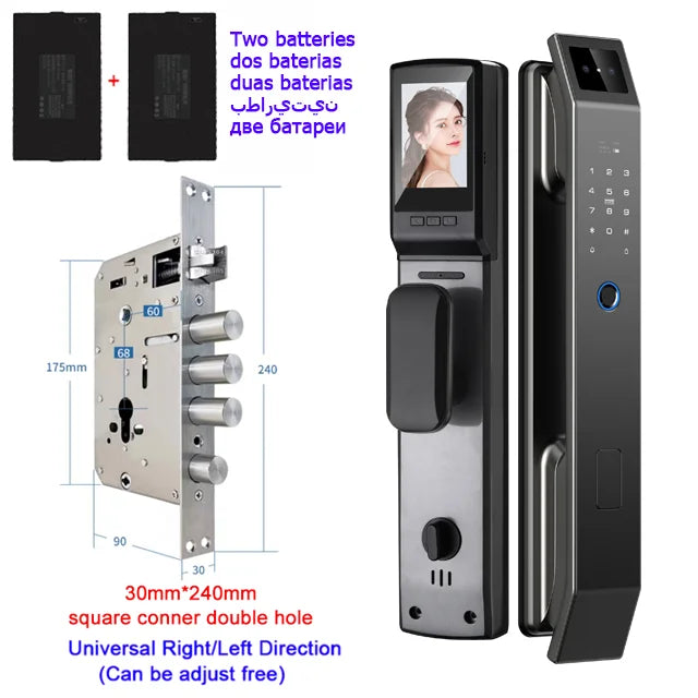 3D Face Recognition Digital Door Lock with Camera
