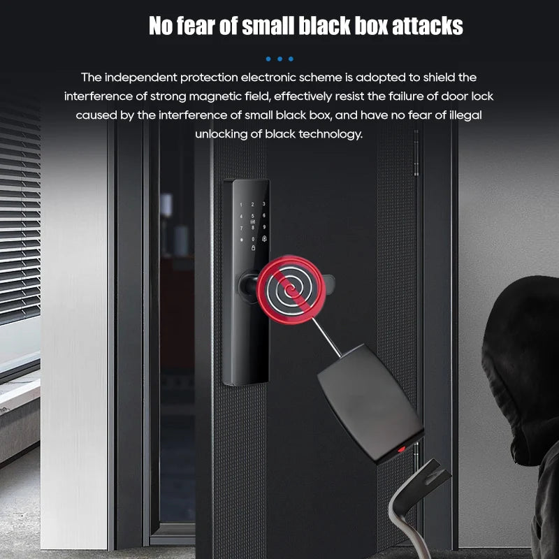 Tuya WiFi Smart Door Lock – Fingerprint & Keypad