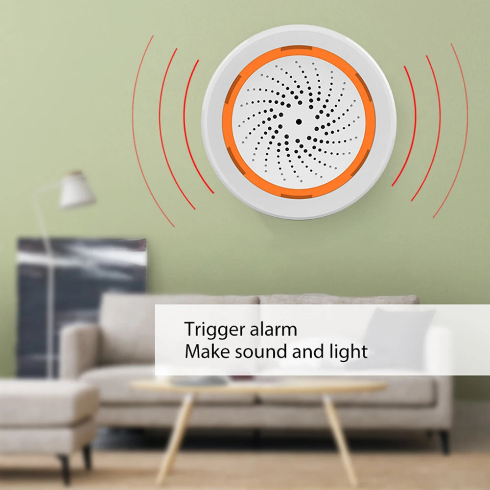 Tuya Zigbee USB Smart Alarm Siren – 90dB Security