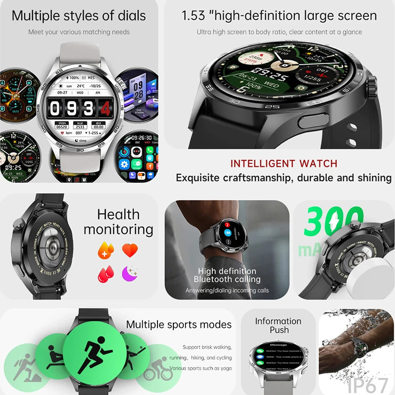 GT5 PRO Smartwatch 2024 for Men