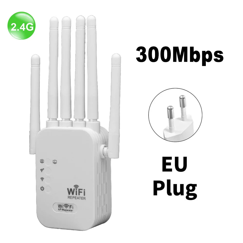 1200Mbps Dual-Band WiFi Repeater – Signal Booster & Range Extender