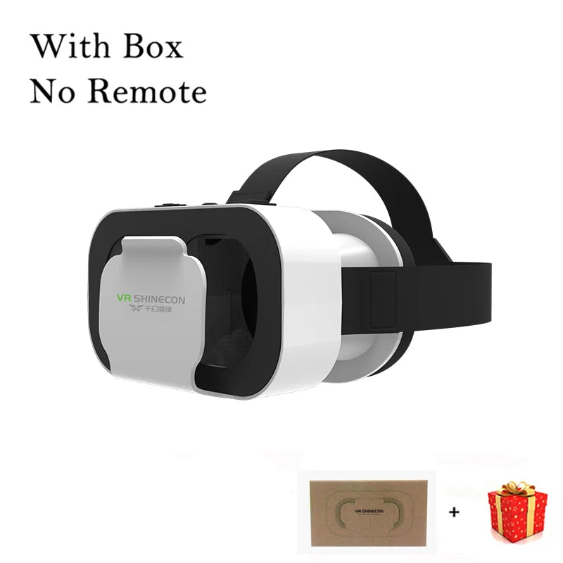 VR Headset with 3D Lenses – Virtual Reality Goggles for Smartphones