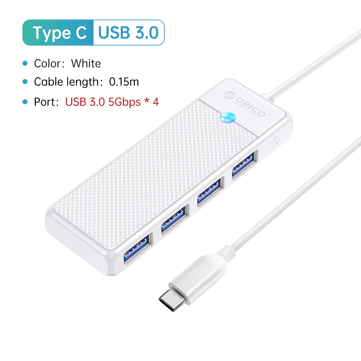 ORICO Type-C USB 3.0 Hub (4-Port)