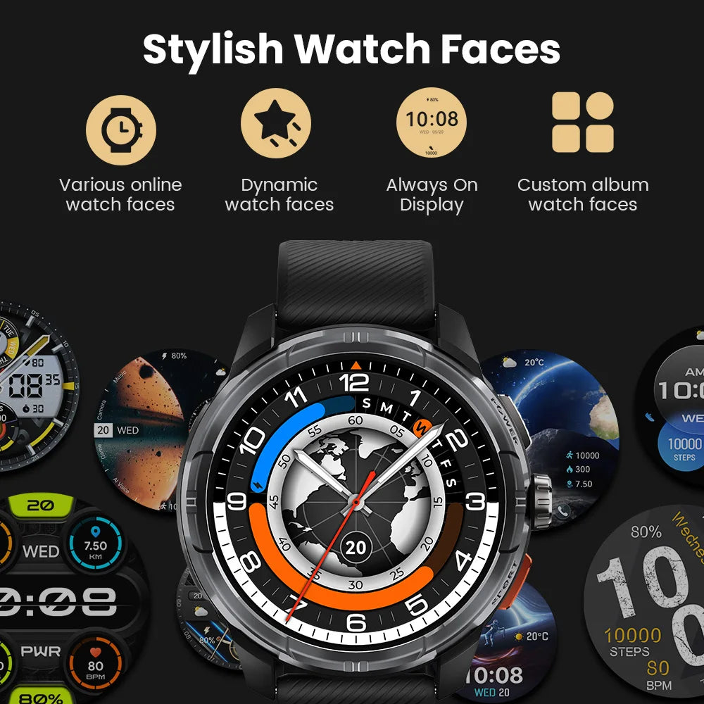 HAYLOU Solar Ultra GPS Smartwatch 1.6” AMOLED