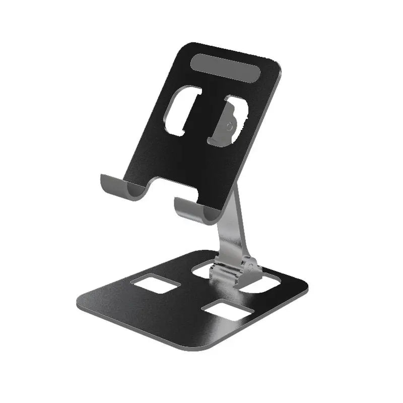 Universal Foldable Aluminum Desk Phone & Tablet Stand – Adjustable Metal Holder