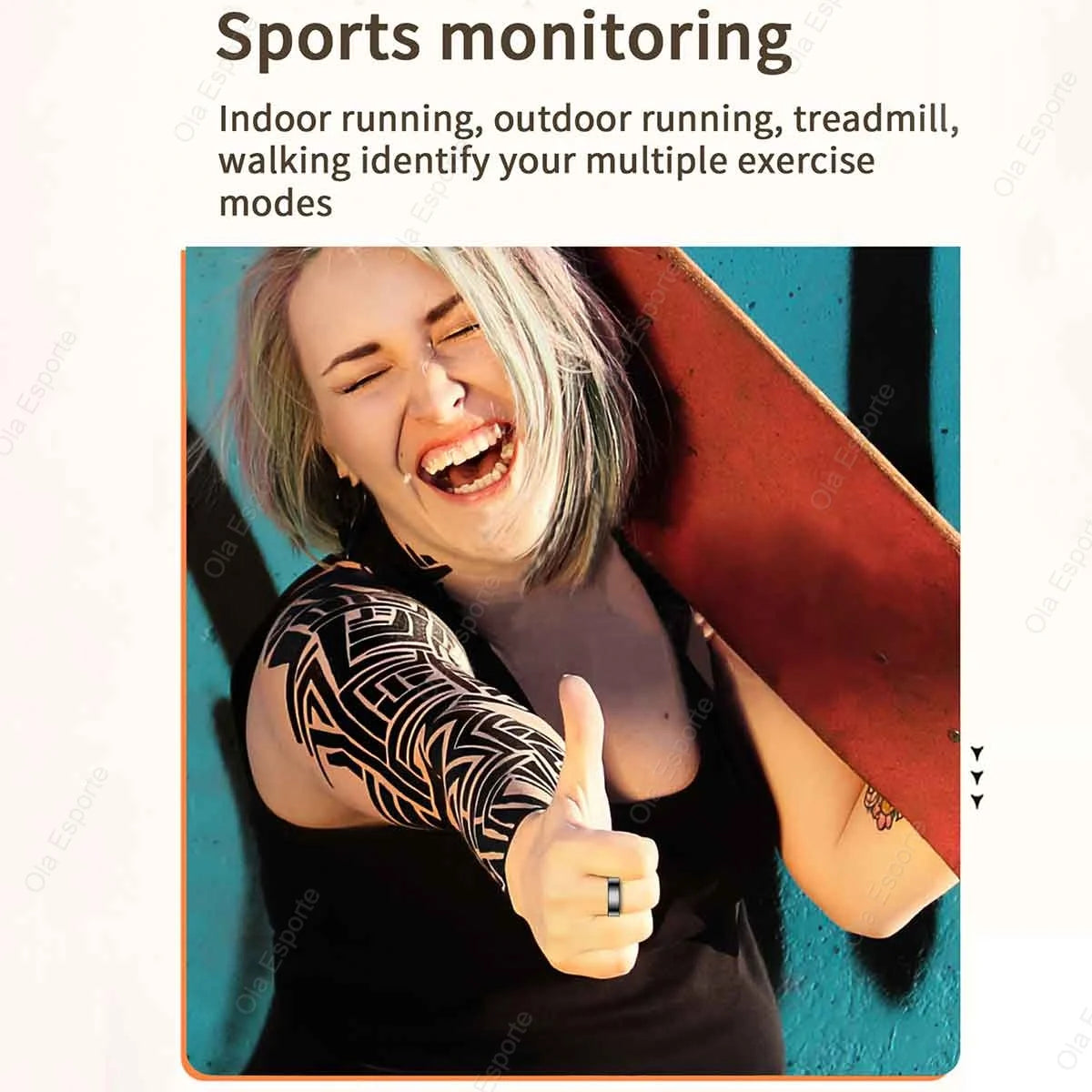 Smart Ring Bluetooth Heart Rate & Sleep Monitor