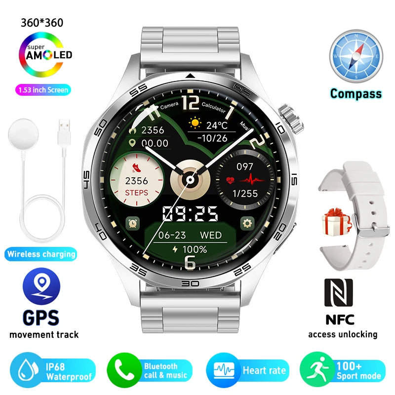 HUAWEI GT5 Pro 2024 GPS NFC Smartwatch
