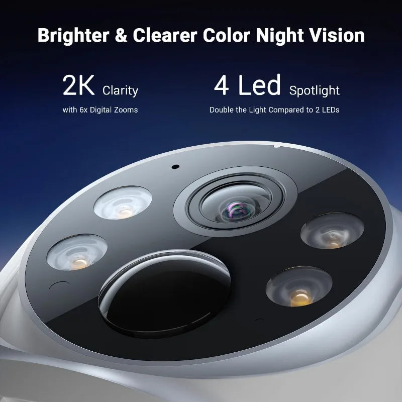 Wireless Outdoor Security Camera Kit – 4 Cameras, Solar Powered