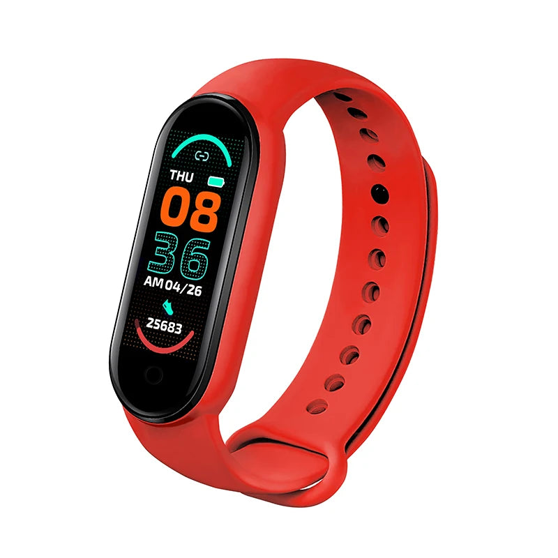 M6 Fitness Smartwatch with Heart & BP Monitor