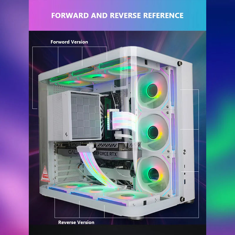 UMPEAK MX120 360mm Modular Wireless Splicing PC Cooling Fan