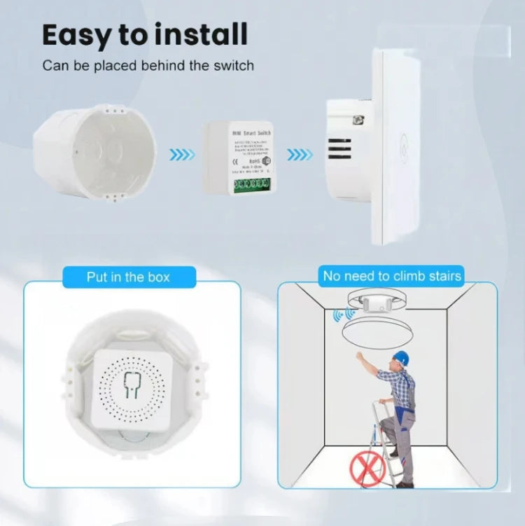 Tuya 16A MINI Wifi Switch DIY 1-way Remote Control