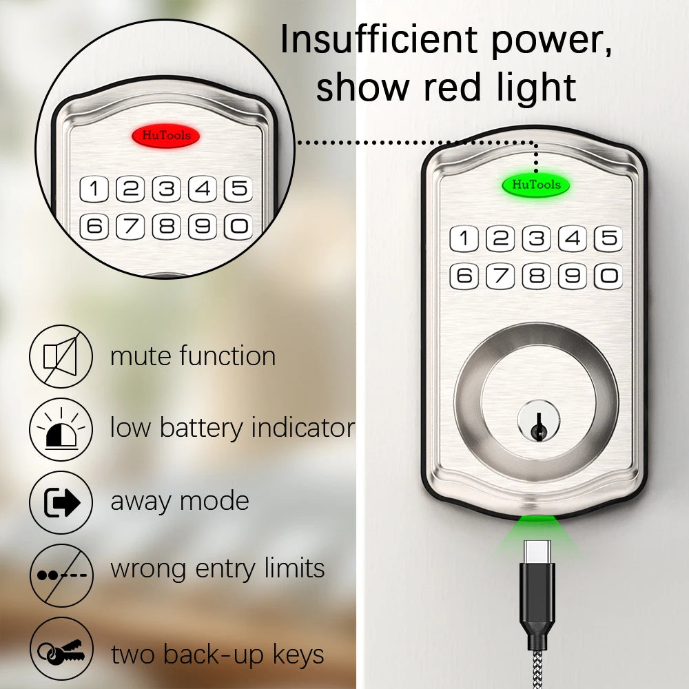 Hutools Keyless Keypad Smart Door Lock