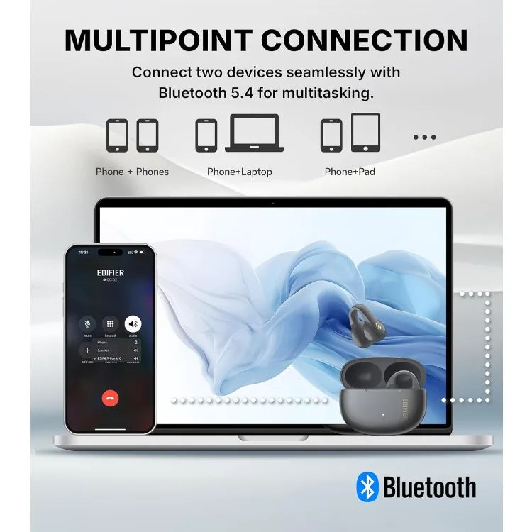 R1 Open-Ear True Wireless Bluetooth 5.4 Earbuds