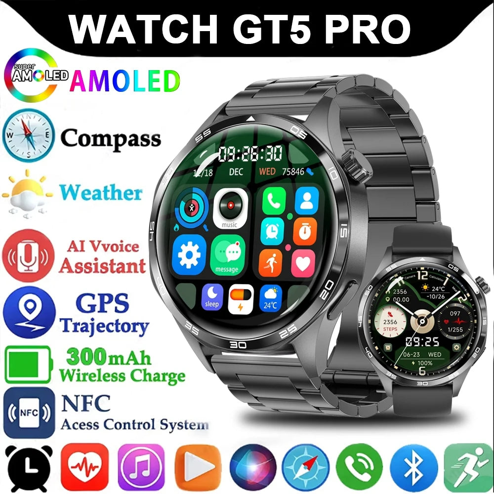 HUAWEI GT5 Pro 2024 GPS NFC Smartwatch
