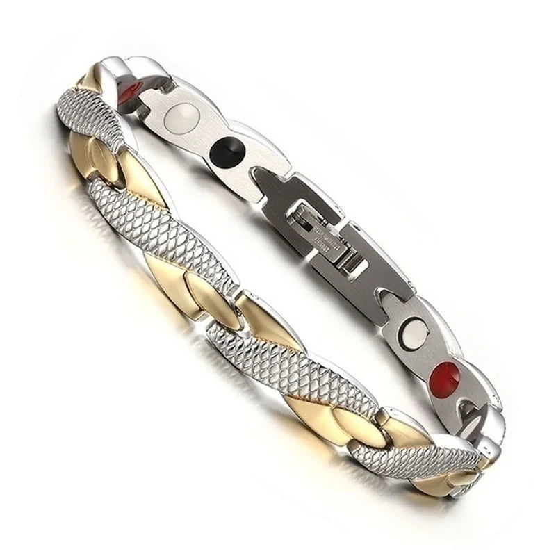 Magnetic Slimming Bracelet – Heart Link Design