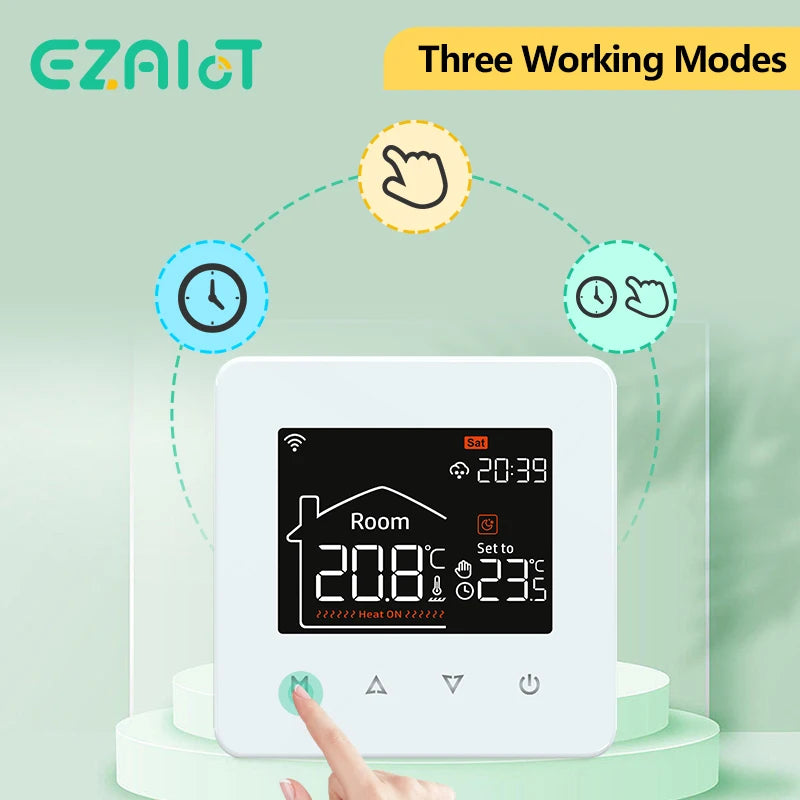 Tuya Smart WiFi Thermostat – Floor Heating & Gas Boiler Compatible