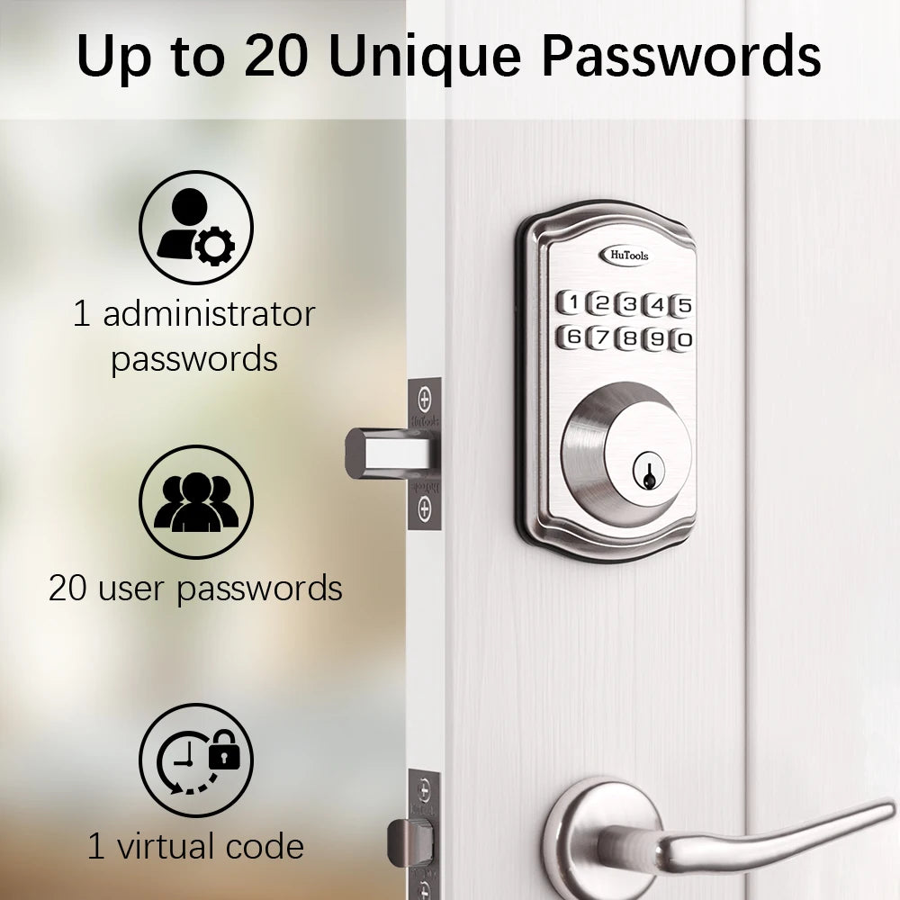 Hutools Keyless Keypad Smart Door Lock