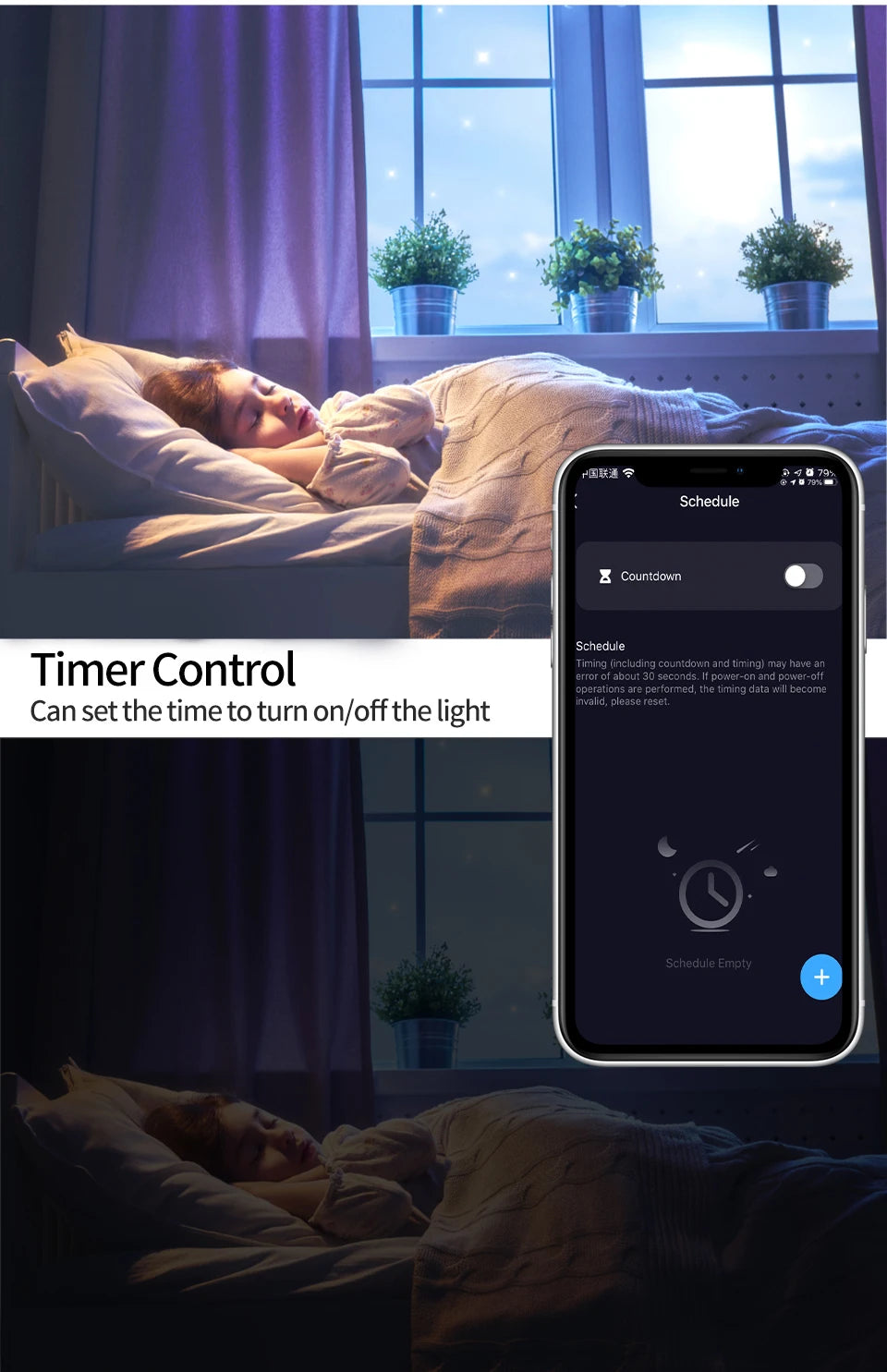 Tuya Smart RGB LED Bulb – E27, App & Voice Control