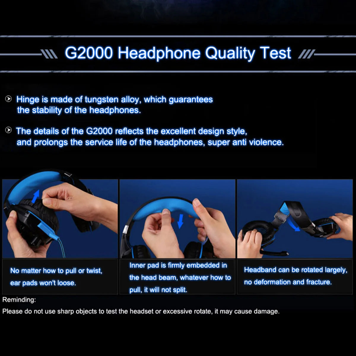 G2000 Gaming Headset with Mic