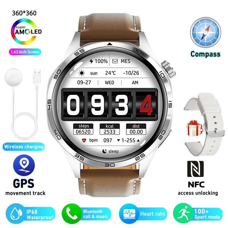 HUAWEI GT5 Pro 2024 GPS NFC Smartwatch