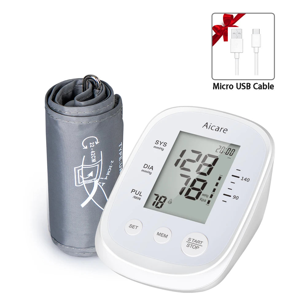 AICARE Digital Upper Arm Blood Pressure Monitor