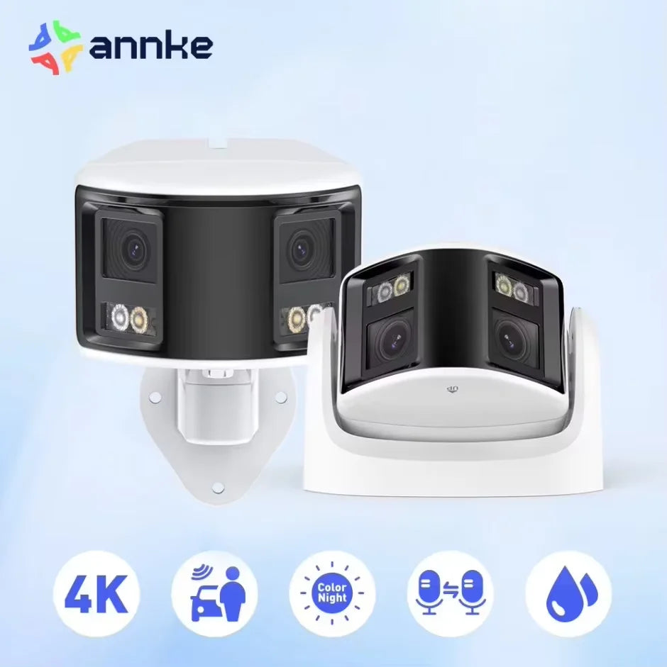 ANNKE 8MP DUO POE 180° AI Security Camera