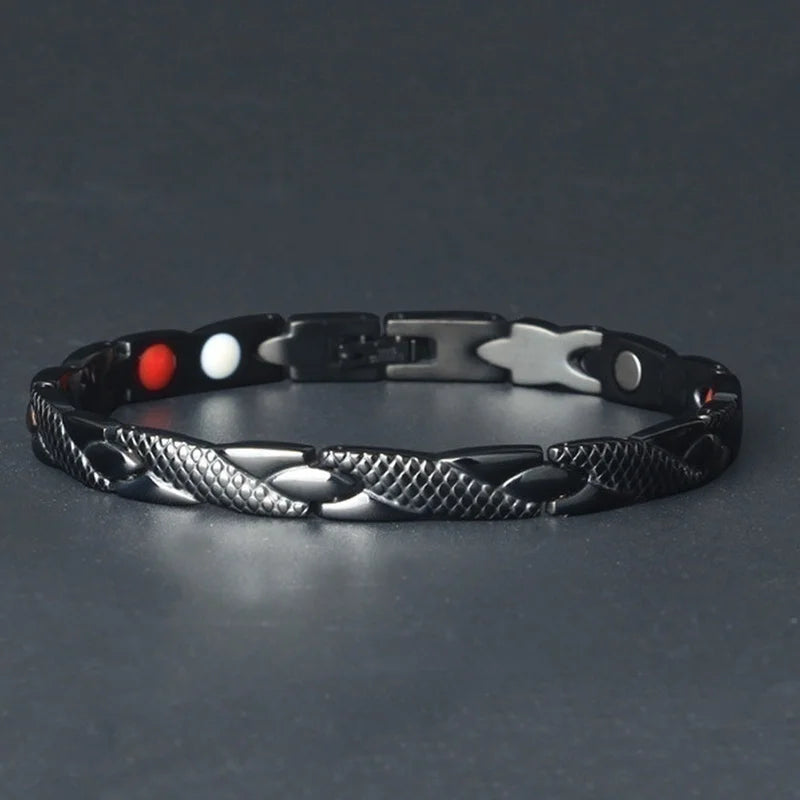 Magnetic Slimming Bracelet – Heart Link Design