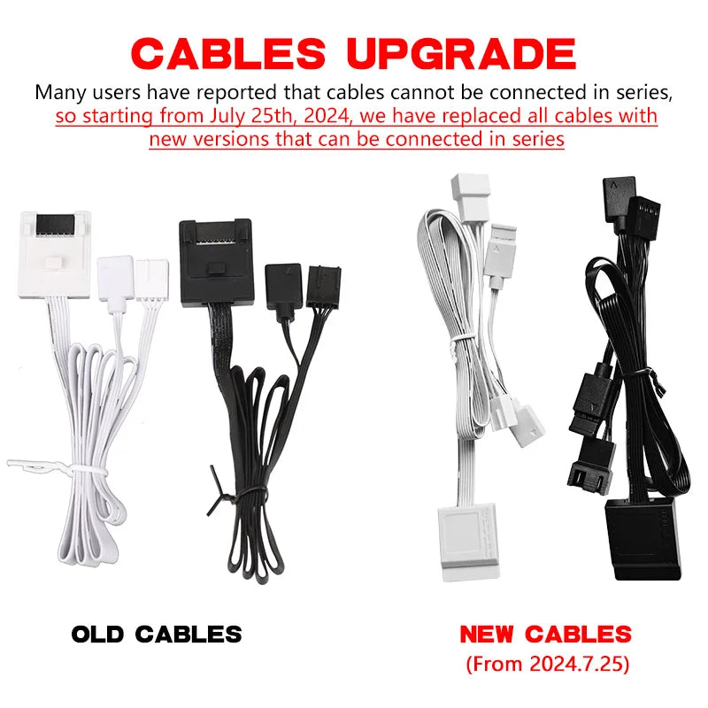 UMPEAK MX120 360mm Modular Wireless Splicing PC Cooling Fan