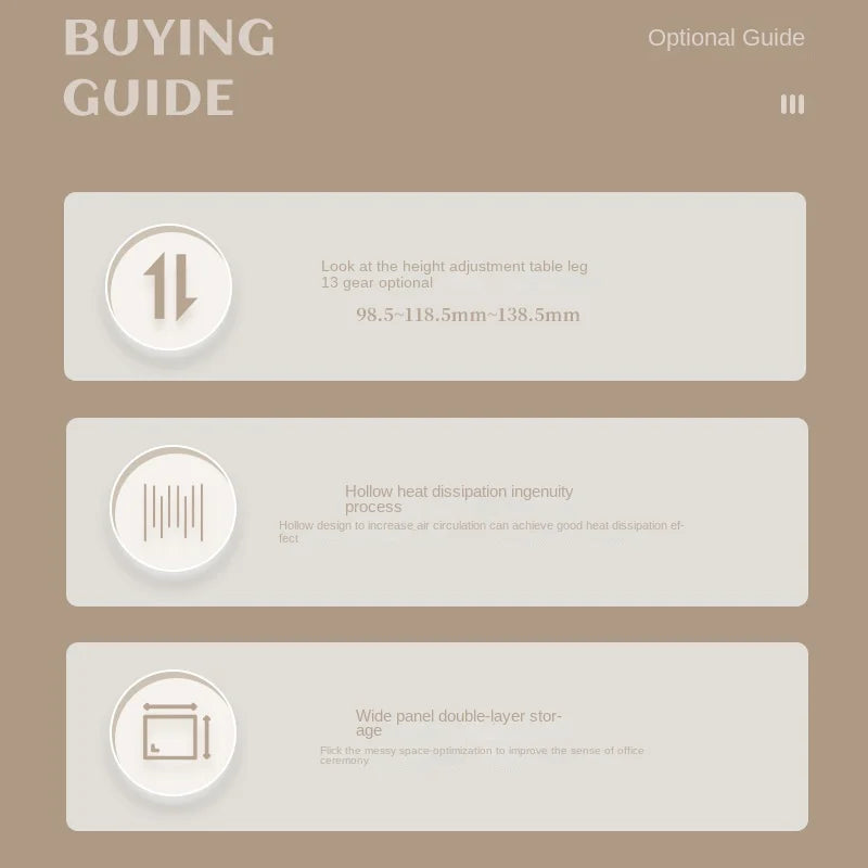 Adjustable Monitor Stand with Storage