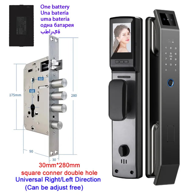 3D Face Recognition Digital Door Lock with Camera
