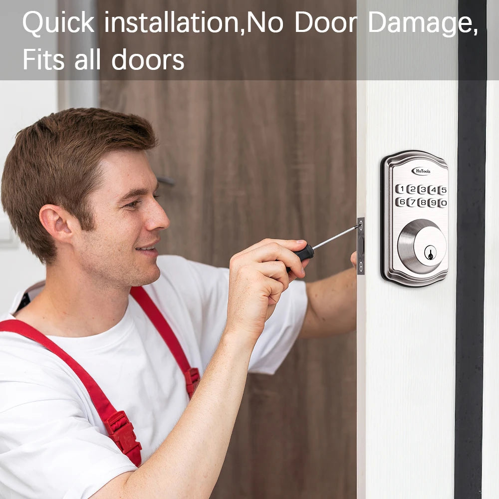 Hutools Keyless Keypad Smart Door Lock