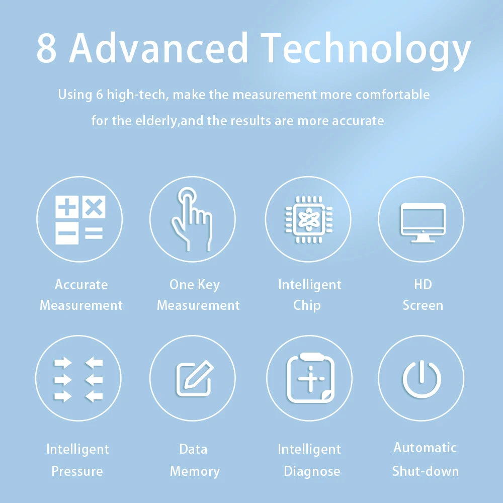 AICARE Digital Upper Arm Blood Pressure Monitor