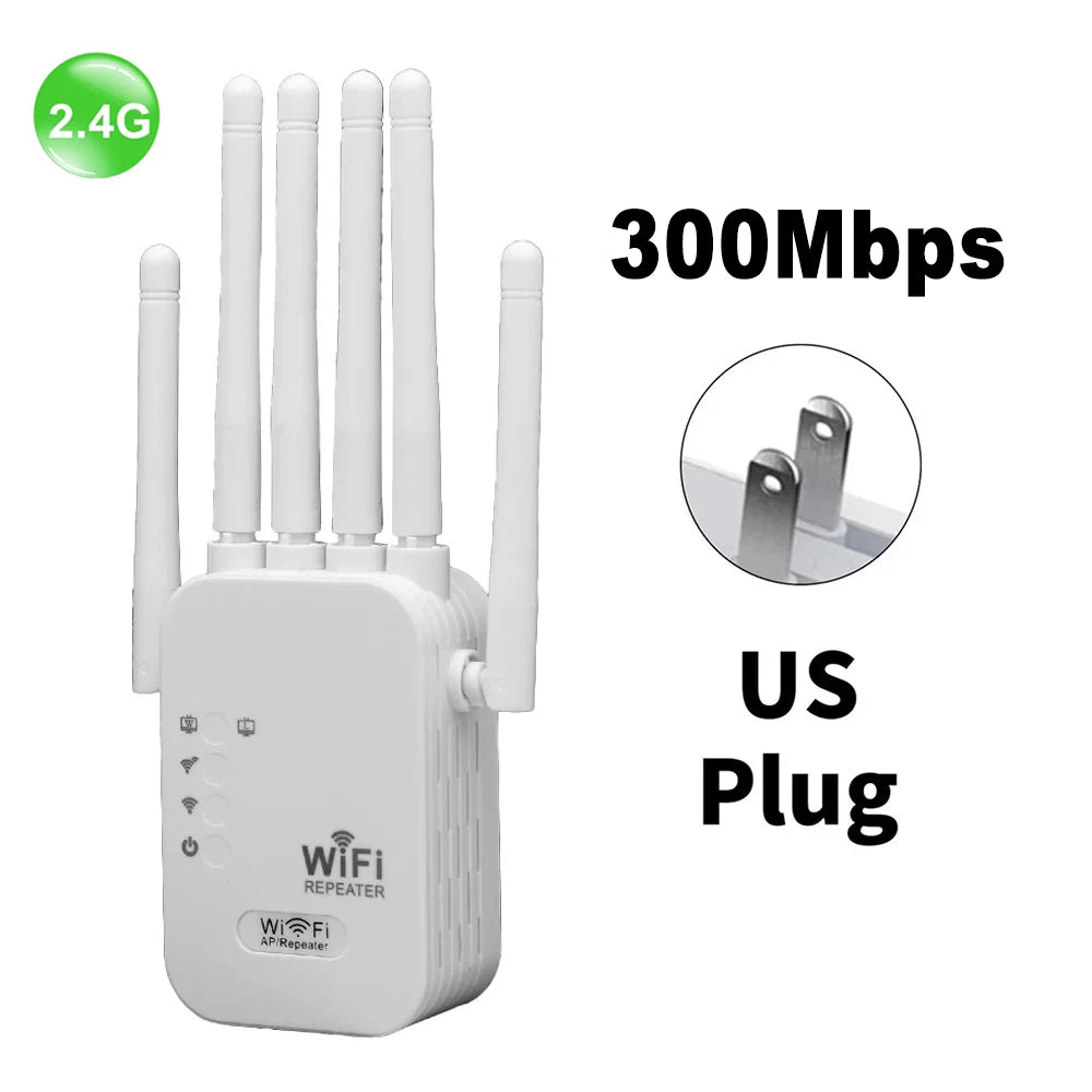 1200Mbps Dual-Band WiFi Repeater – Signal Booster & Range Extender