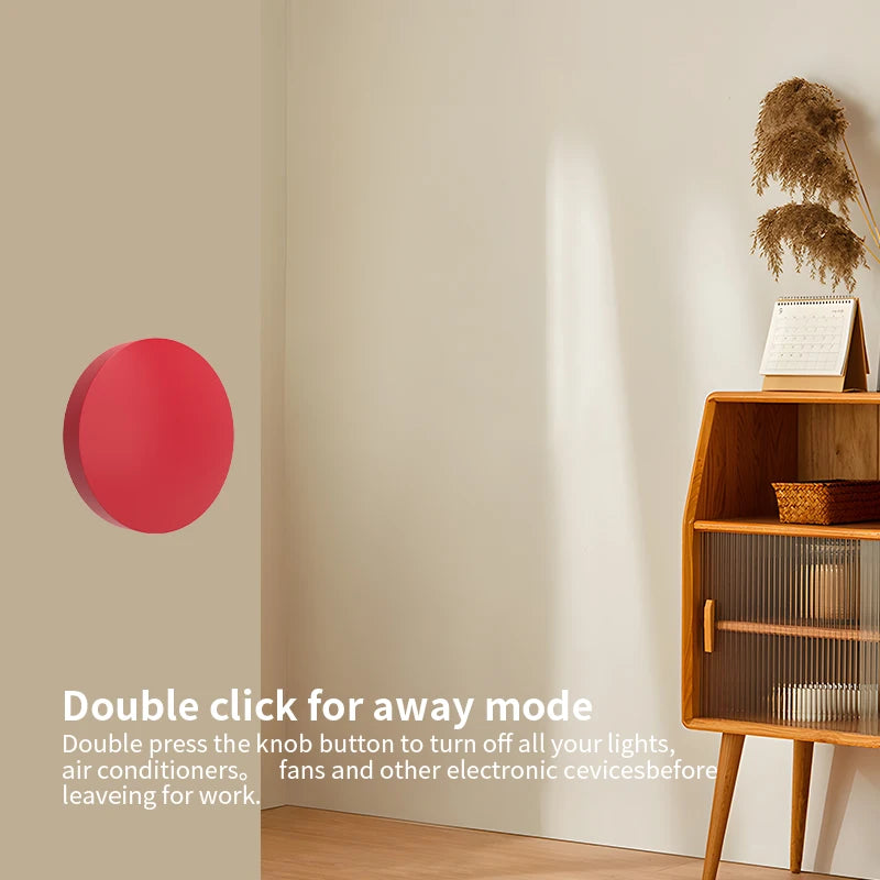 Tuya Zigbee Smart Wireless Button – Scene Control & Voice Assistant Support