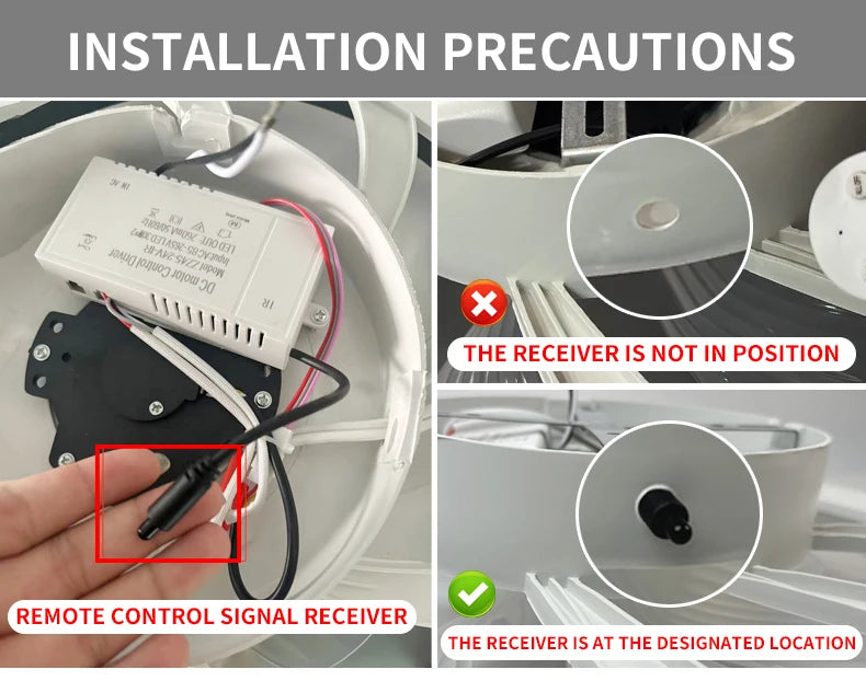 Modern LED Ceiling Fan Light – Remote Control, Smart Home Ready