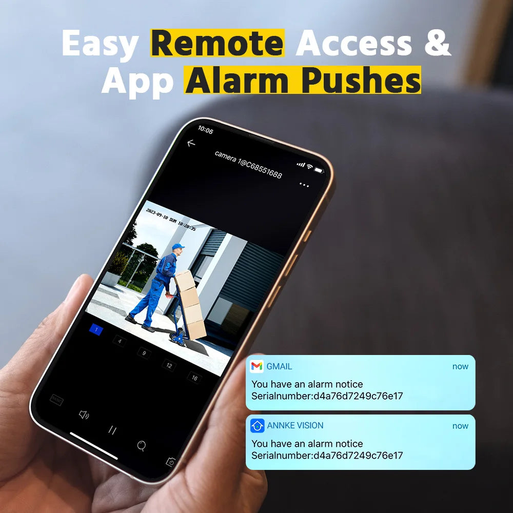 ANNKE 8MP DUO POE 180° AI Security Camera