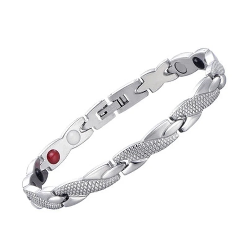 Magnetic Slimming Bracelet – Heart Link Design