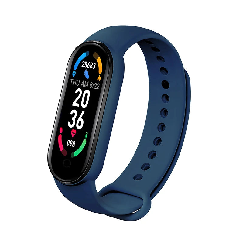M6 Fitness Smartwatch with Heart & BP Monitor