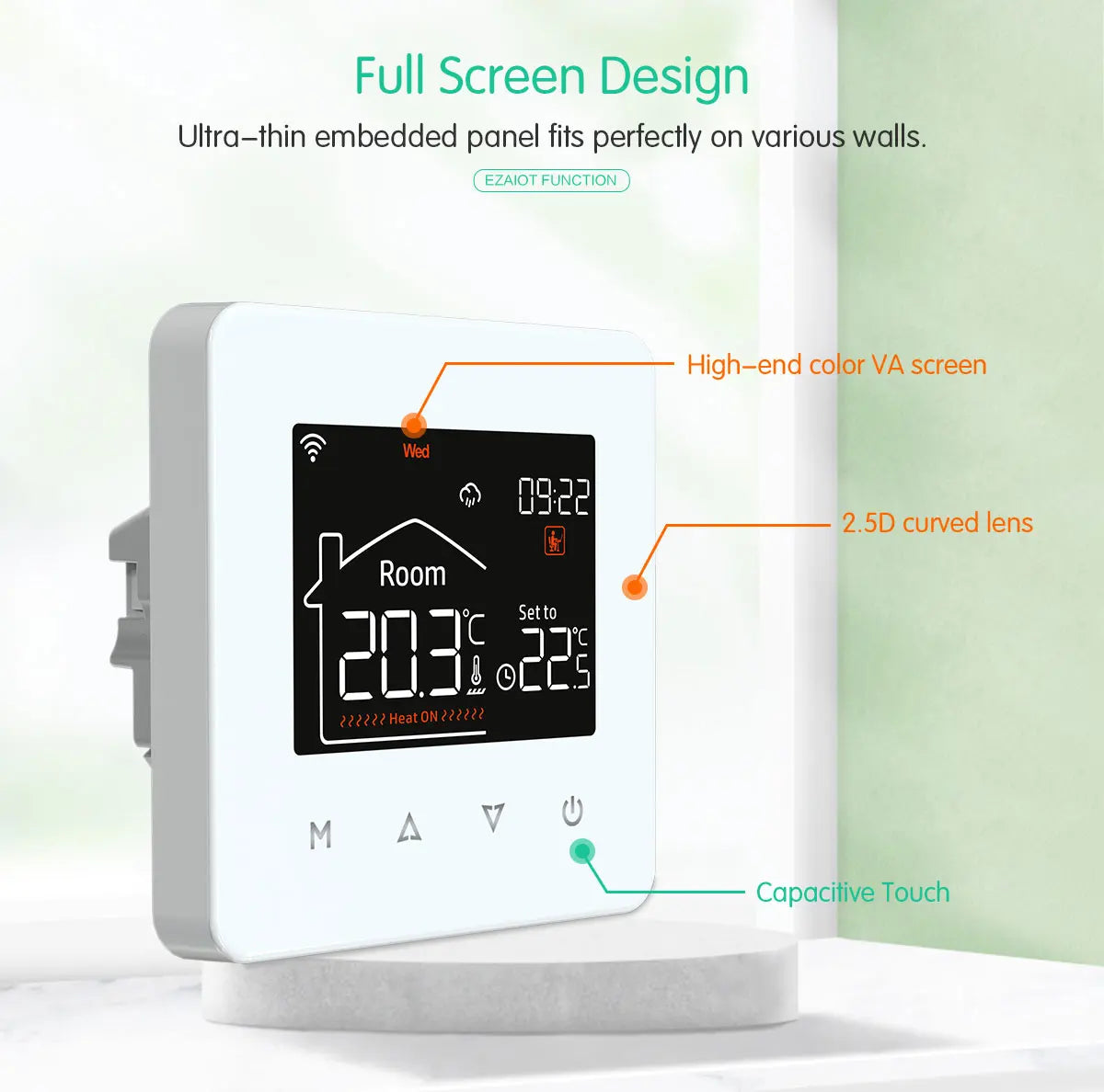 Tuya Smart WiFi Thermostat – Floor Heating & Gas Boiler Compatible