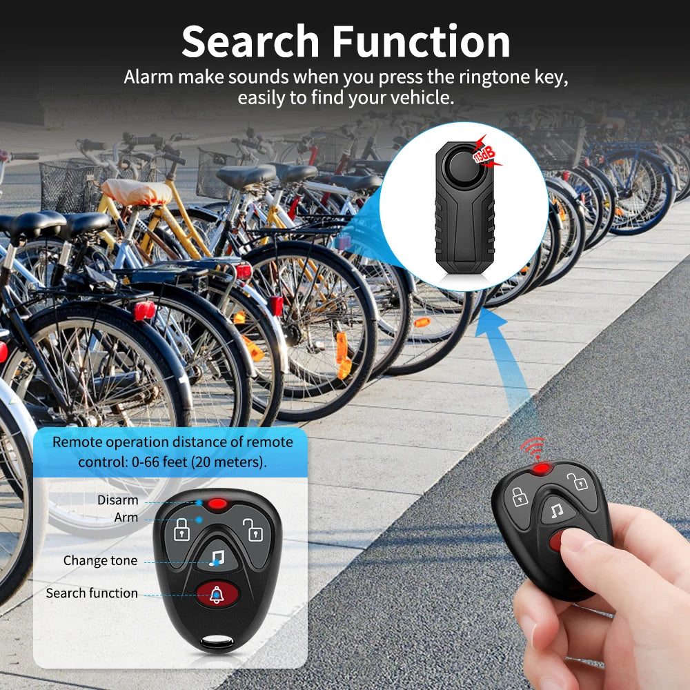 Elecpow Bike Anti-Theft Alarm with Remote