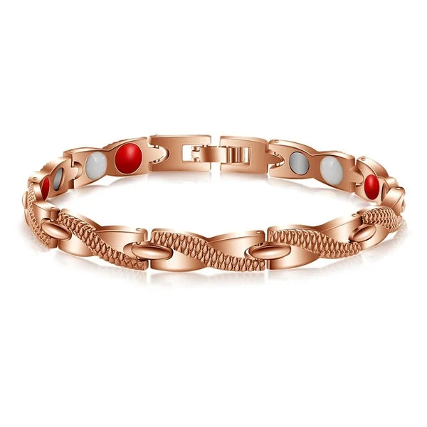 Magnetic Slimming Bracelet – Heart Link Design